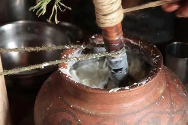 Local tool for making lassi. Kohistan